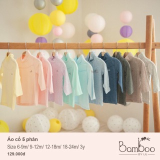 Áo cổ lọ 5cm sợi tre Little Love