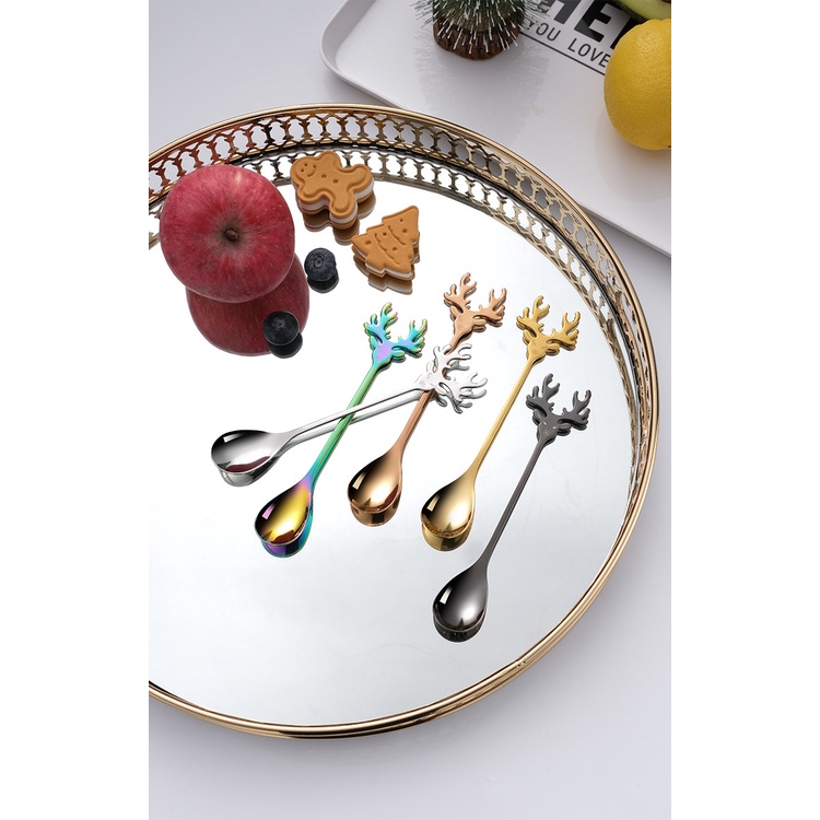 Muỗng Cà Phê Bằng Thép Không Gỉ 304 Thiết Kế Độc Đáo