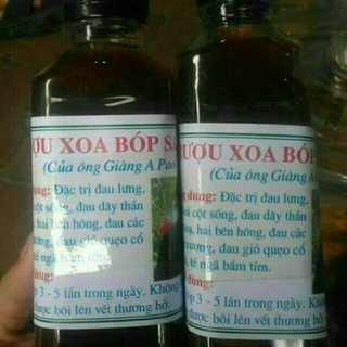2 chai dac tri xoa bóp - xương khớp
