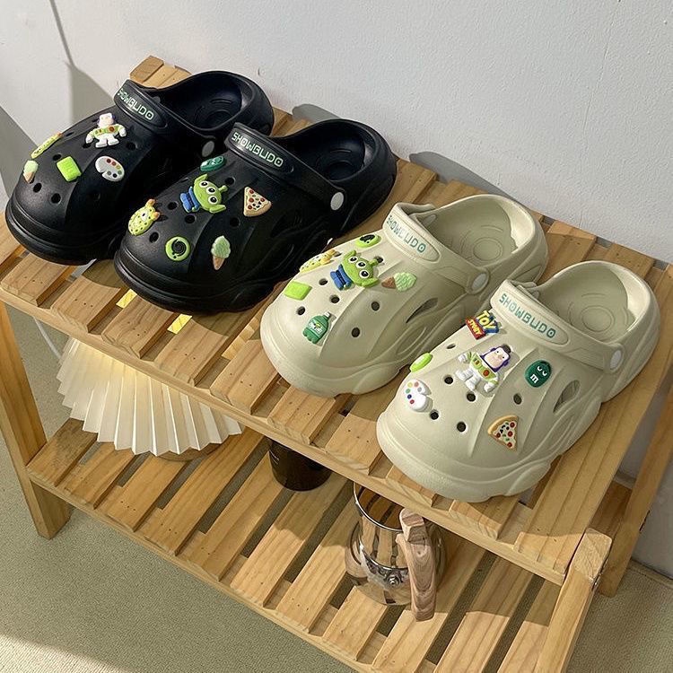 Dép Crocs Đế Dày 3cm Thời Trang Cao Cấp Cho Nữ