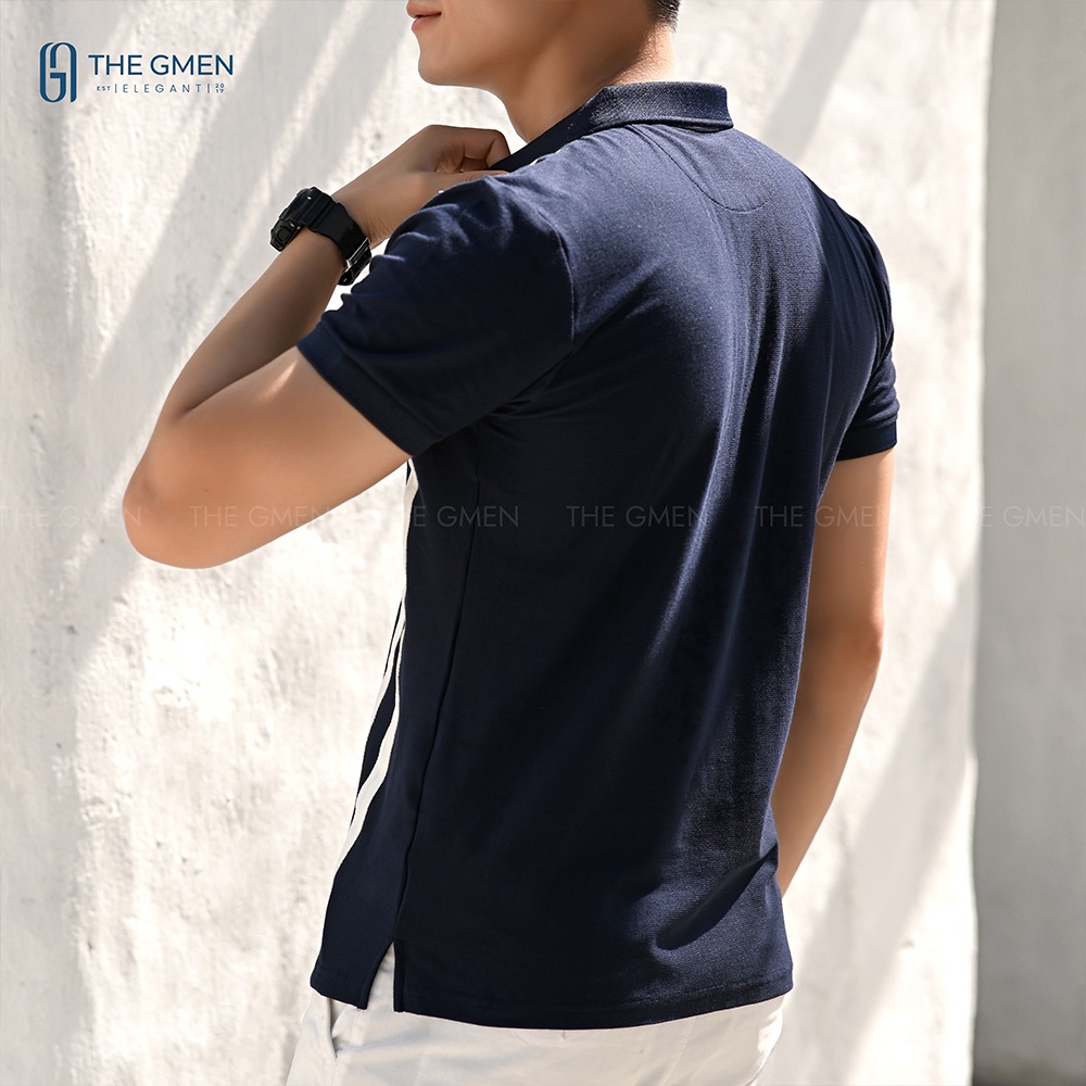 Áo polo kẻ sọc BOSTON POLO SHIRT vải dư lacos xịn, form Slimfit - THE GMEN ELEGANT EST 2017