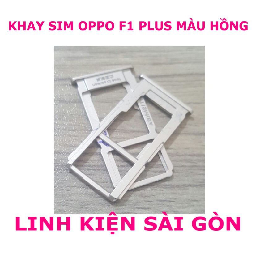 KHAY SIM OPPO F1 PLUS MÀU HỒNG