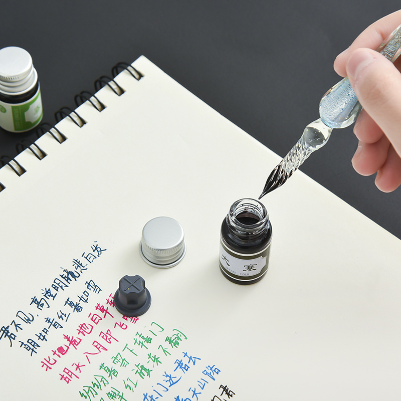 Lọ mực màu viết thư pháp dung tích 5ml tiện dụng