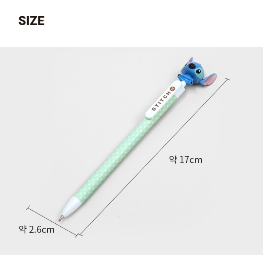 DAISO Bút Bi Đầu Bút 0.5mm Hình Linh Vật