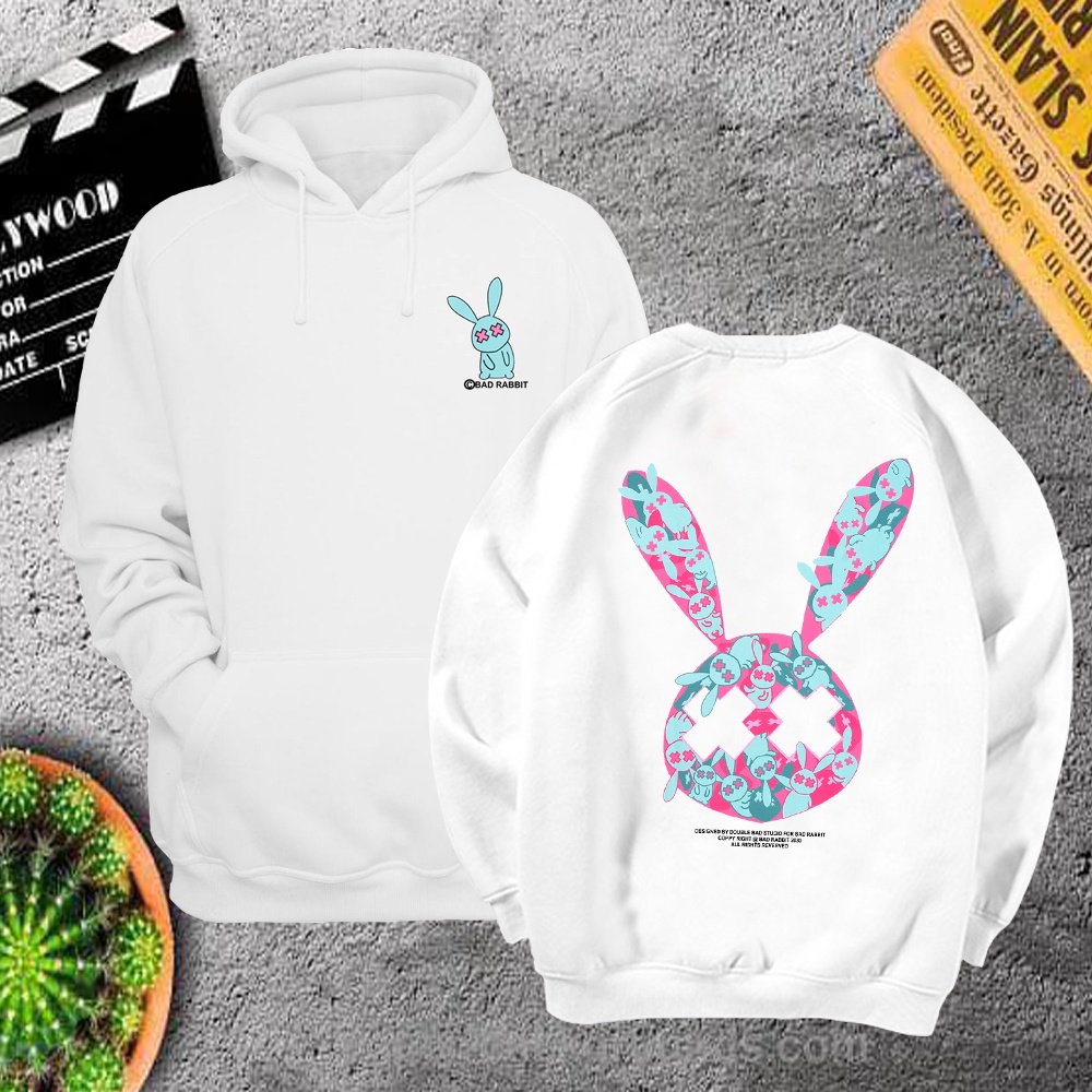 Áo hoodie sweater nỉ bad rabiits unisex form rộng freeship toàn quốc M129 | BigBuy360 - bigbuy360.vn