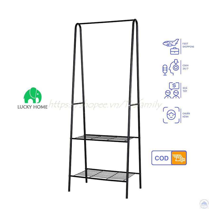 Giá Treo Quần Áo Giày Dép Dạng Chữ A Tiện Lợi Tiết Kiệm Không Gian