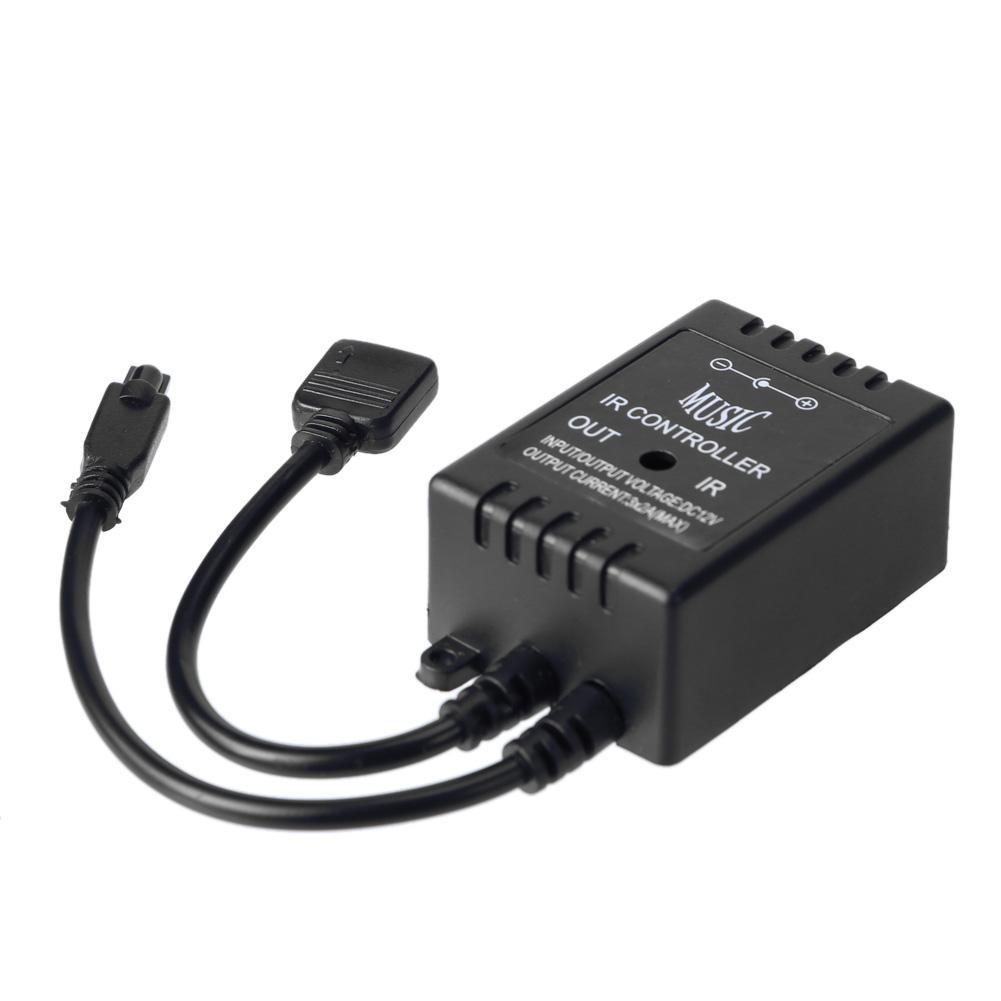 Remote 20 nút bấm và đầu cảm biến âm thanh cho dải đèn LED RGB
