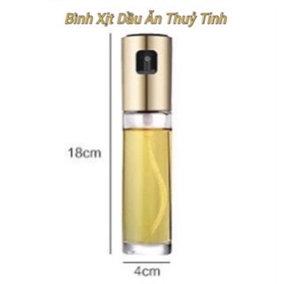 Bình Xịt Dầu Ăn Thuỷ Tinh 100ml
