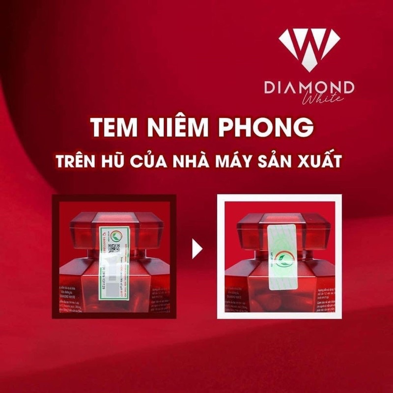VIÊN UỐNG DƯỠNG DA DIAMOND WHITE - Tem code chính hãng