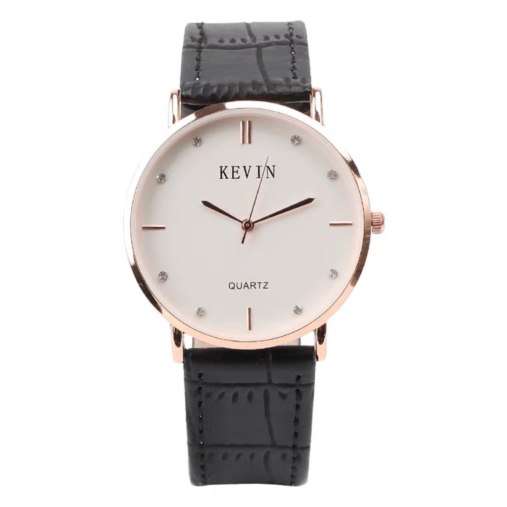 Đồng Hồ Nam Cao Cấp Kevin Quartz Dây Da