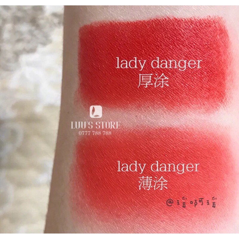 Son MAC #607 Lady Danger - Đỏ Cam