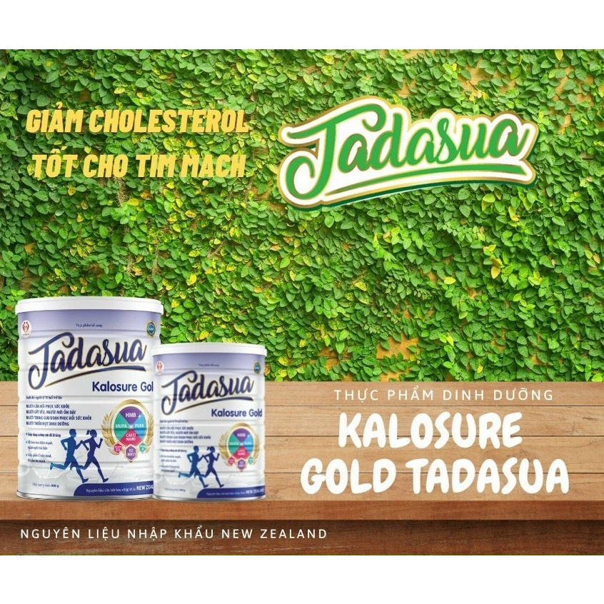 Sữa Tasuamum Kalosure Gold 900gr dành cho người cao tuổi cần hồi phục sức khỏe, người mới ốm dậy