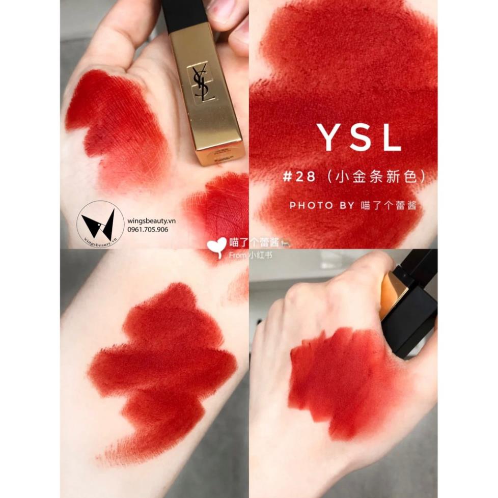 YVES SAINT LAURENT - Son thỏi lì YSL Rouge Pur Couture The Slim