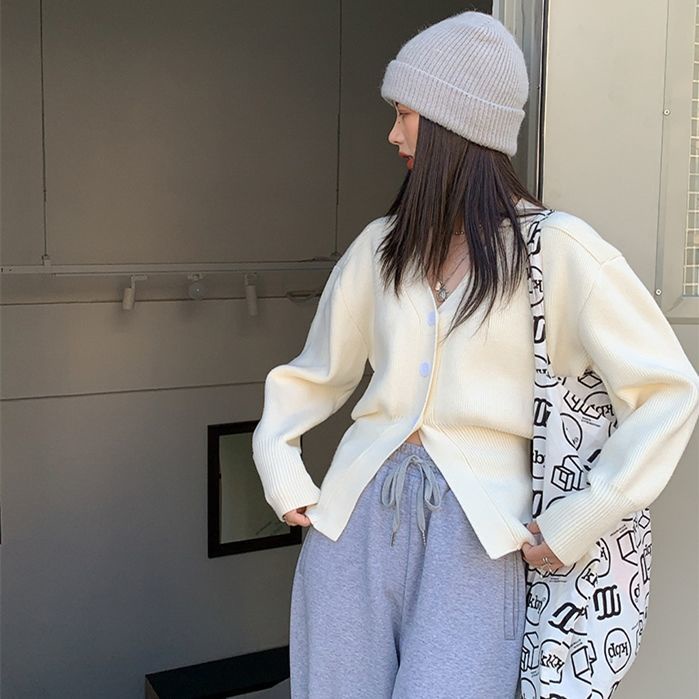 Áo cardigan dáng ngắn phong cách Hàn Quốc trẻ trung hợp thời trang