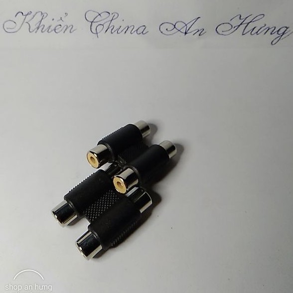 Jack Nối Đôi 2-2  Đầu Bông Sen  Với Nhau Thành 1 Sợi Dài Chặt Chẽ,Không Chập Chờn.