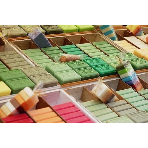 Xà bông hữu cơ thủ công Pháp SAVON DE MARSEILLE 100g