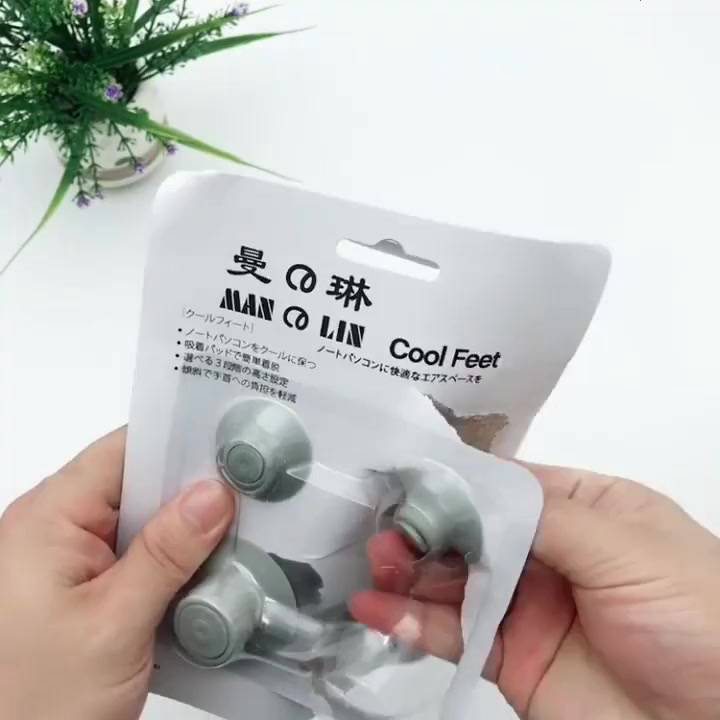 Set 4 chân đế tản nhiệt tiện lợi dành cho máy tính bảng/ máy tính xách tay | BigBuy360 - bigbuy360.vn