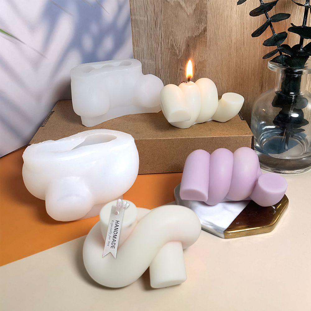 FAY Khuôn Silicone Làm Xà Phòng Thơm Hình Nút Thắt