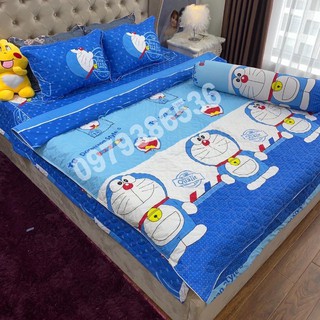 TRỌN BỘ GA PHỦ CHẦN BÔNG 5 MÓN - DOREMON