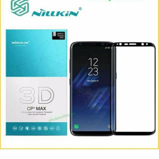 Kính cường lực Galaxy S8/S8 plus Nillkin 3D CP+ Max Full màn hình tốt nhất