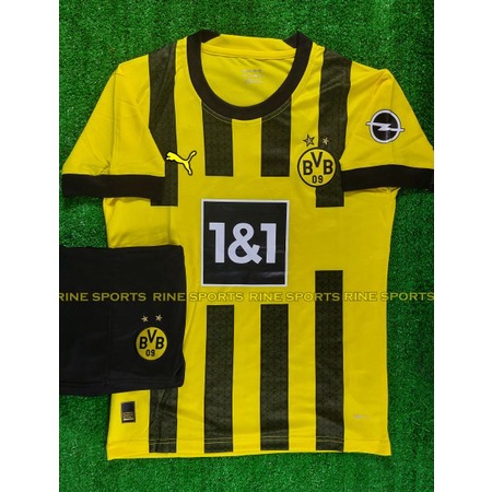 Bộ áo bóng đá Dort mund vàng super hàng thailand 2022-2023 Giống thi đấu 99%