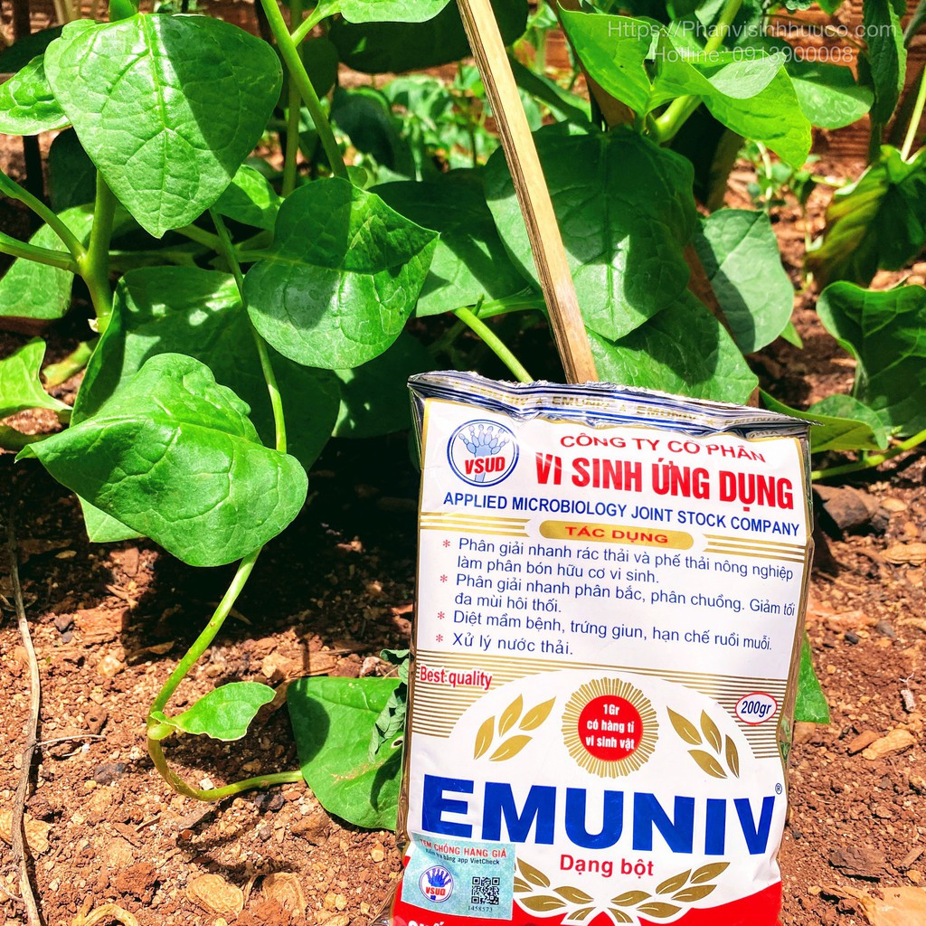 Chế Phẩm Vi Sinh EMUNIV Ủ Phân Và Rác Thải Hữu Cơ