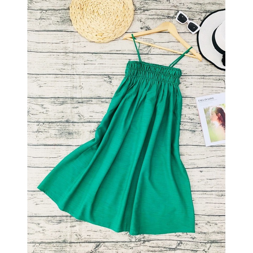 Đầm suông form babydoll 2 dây đi chơi | dạo phố | đi biển | du lịch cực dễ thương