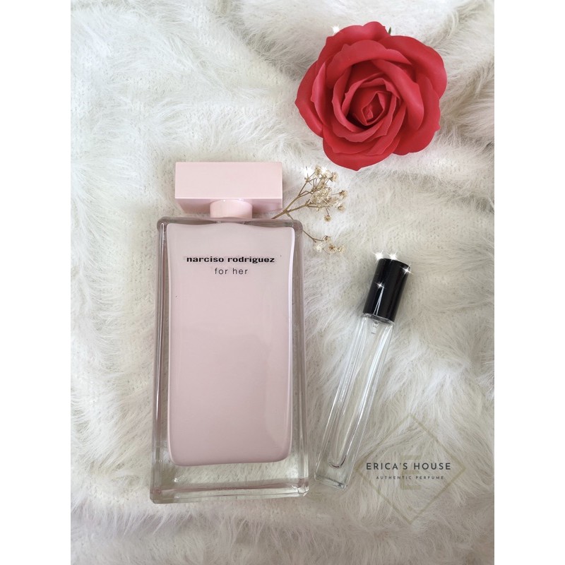 [Mẫu thử chiết 5ml 10ml] nước hoa Narciso Rodriguez For Her (Nar hồng nhạt) chính hãng 100%