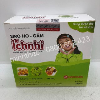 Ích Nhi Siro Ho Cảm Dạng Gói Hộp 30 Gói