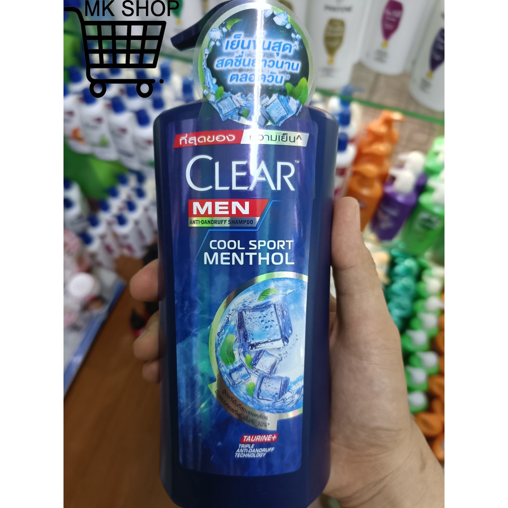 {Mẫu Mới} Dầu gội đầu CLEAR 450ml-480ml cao cấp các mùi-Thái Lan