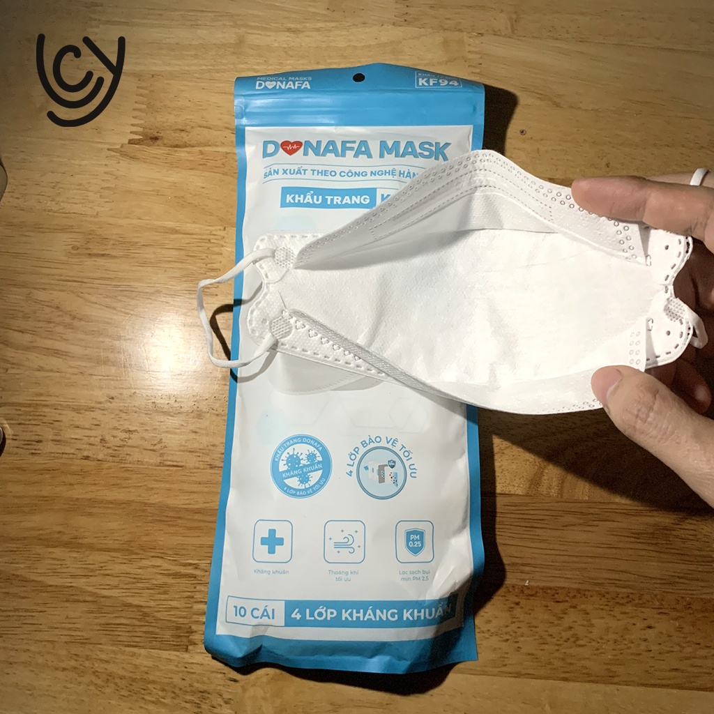 Khẩu Trang KF94 4D DONAFA 4 Lớp Kháng Khuẩn