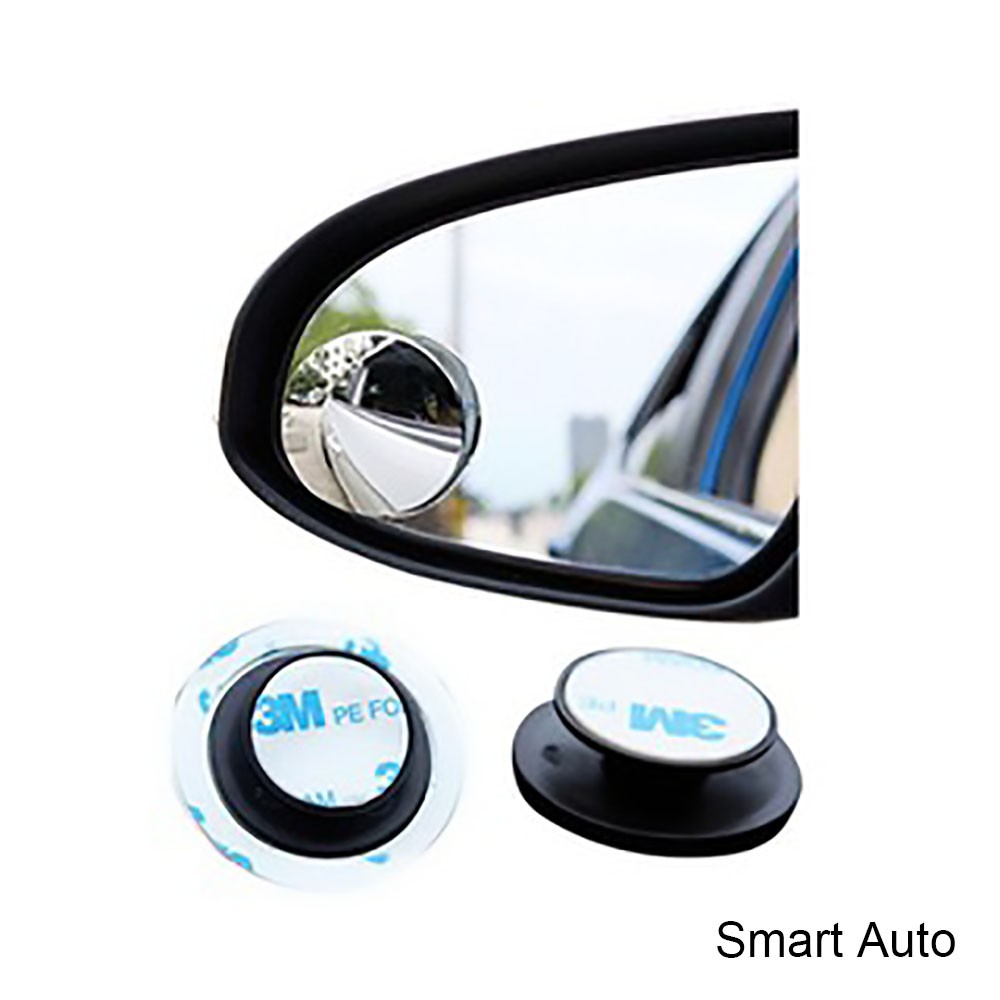 Gương cầu lồi xoá điểm mù gắn kính ô tô Smart Auto