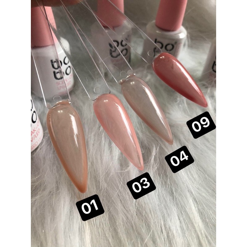 sơn gel thạch BoBo các tone màu hot