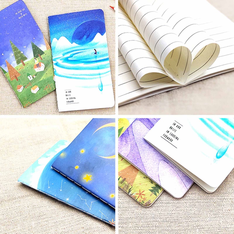 Set 10 Sổ Ghi Chú Mini Tiện Lợi Cho Học Sinh