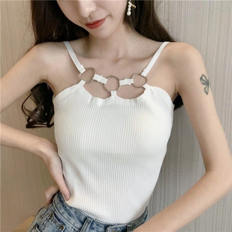 Áo sơ mi 2 dây phong cách ulzzang Hàn Quốc cho nữ