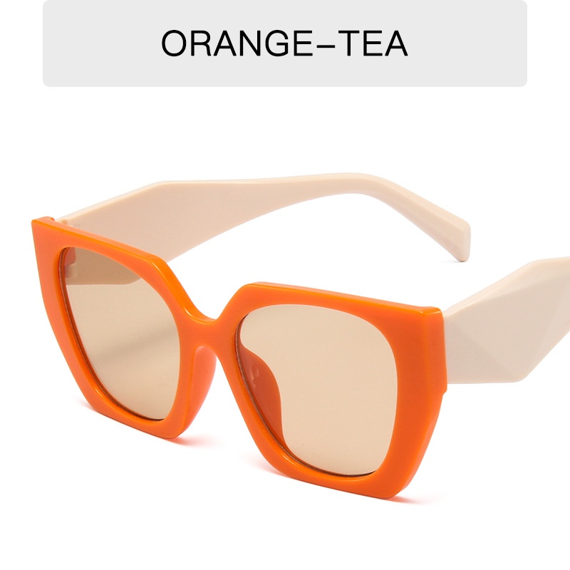 Kính Mát Gọng Vuông Cỡ Lớn Đính Đá Thời Trang Cho Nữ