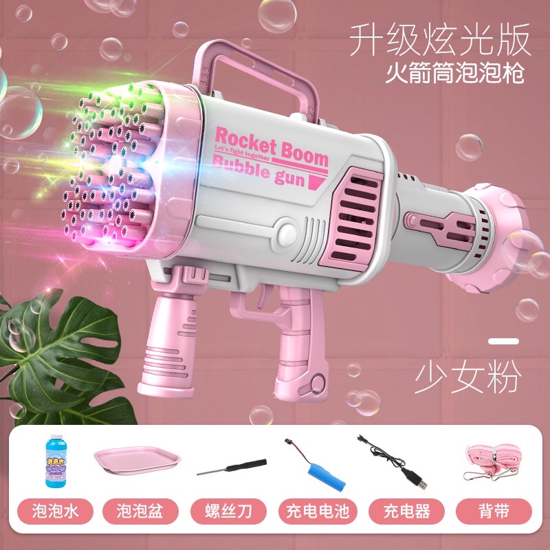 SÚNG BẮN BONG BÓNG SIÊU MẠNH QUAY TIKTOK 64 NÒNG