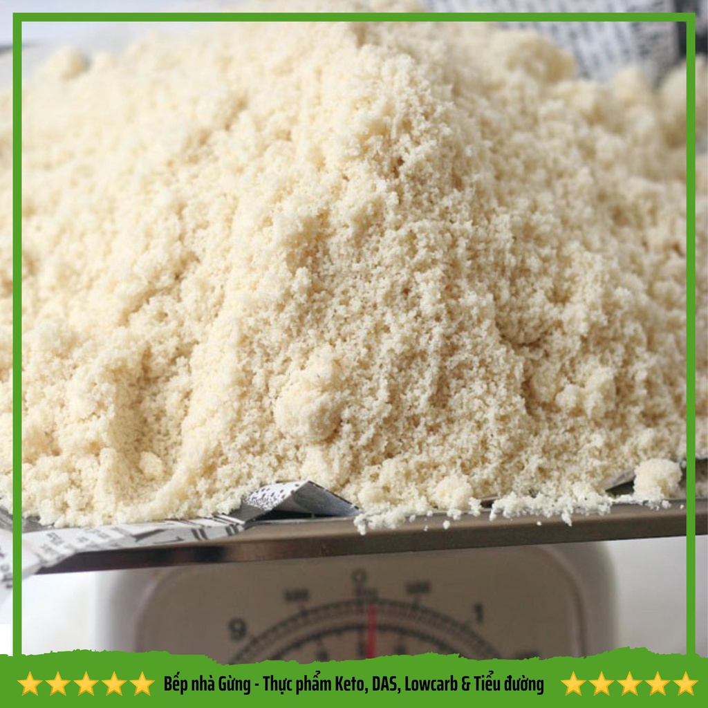 Bột hạnh nhân hàng Mỹ nguyên chất làm bánh Keto, DAS, Lowcarb & Tiểu đường