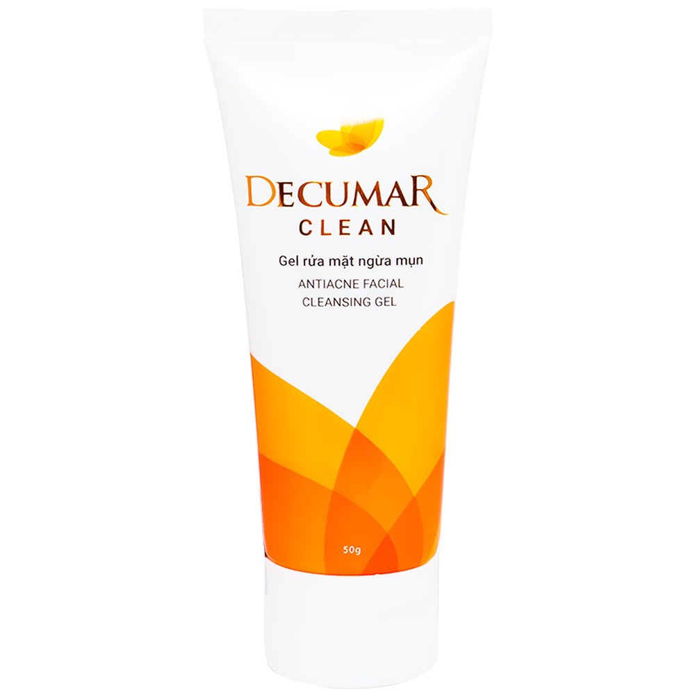 Gel rửa mặt Decumar Clean, sữa rửa mặt kiềm nhờn, giảm mụn