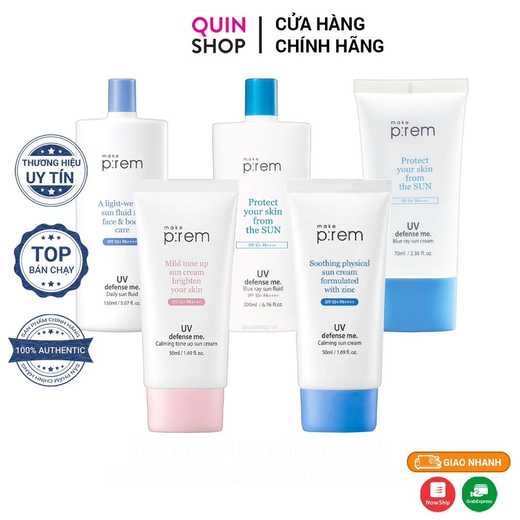 [Mã SKAMSALE8 giảm 10% đơn 200K] Kem Chống Nắng Make P:rem Protect UV Defense Me | BigBuy360 - bigbuy360.vn