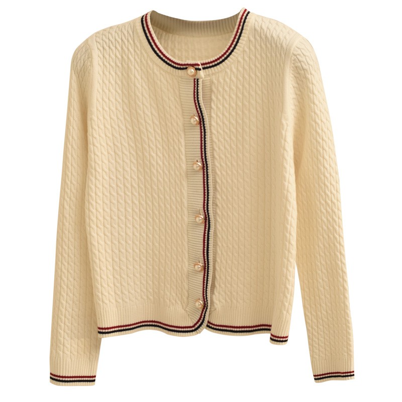 Áo cardigan dệt kim nữ dáng ngắn phong cách thời trang trẻ trung | BigBuy360 - bigbuy360.vn