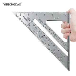 Thước ê ke 7 inch chất liệu hợp kim nhôm dùng trong gia công đồ gỗ