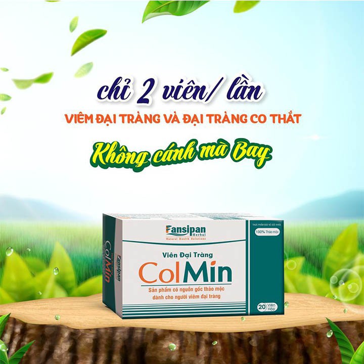 Viên Đại Tràng Colmin - Hỗ Trợ Viêm Đại Tràng & Đại Tràng Co Thắt