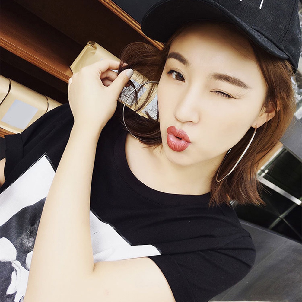 Đôi Bông Tai Khoen Tròn Thời Trang Cho Nữ