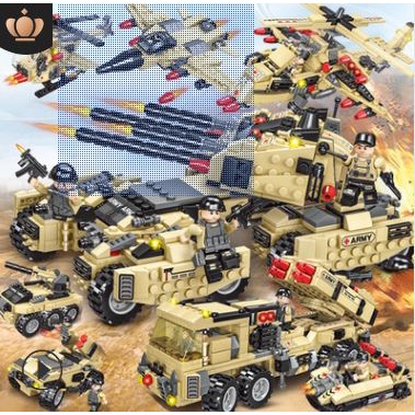 ĐỒ CHƠI LEGO BIỆT ĐỘI SWAT SA MẠC GỒM XE CẢNH SÁT, LEGO MÁY BAY CHIẾN ĐẤU