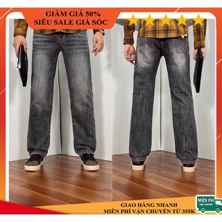 GUNOC - Quần Jean Nam Ống Suông Cao Cấp