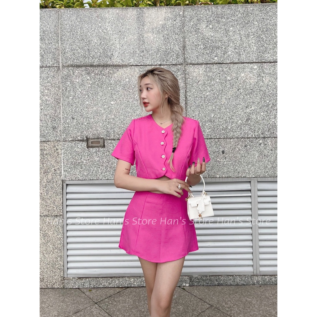 BỘ CHẤT LINEN TWEED PHONG CÁCH TIỂU THƯ