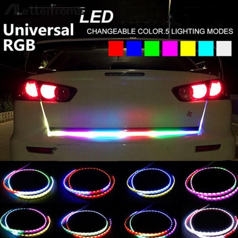 Đèn Led Trang Trí Cốp Sau Xe Ô Tô Chống Nước Nhiều Chế Độ