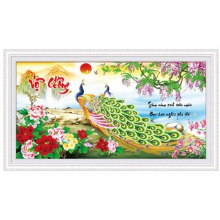 Tranh thêu chữ thập vợ chồng tình viên mãn 88958