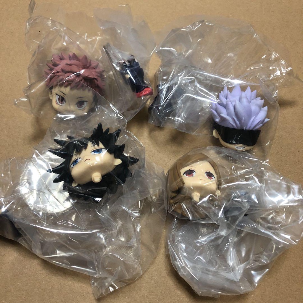 Mô hình Jujutsu Kaisen Bandai chú thuật hồi chiến Gashapon Gojo Megumi Yuji Nobara trứng gacha